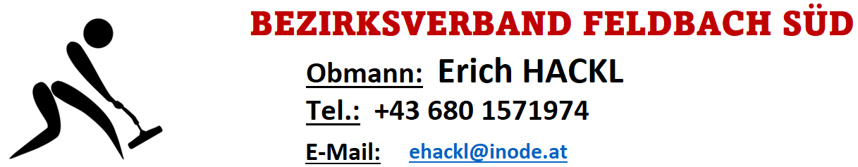 Mannschaftsmeldung BV Feldbach Süd - Vorlage zum ausfüllen