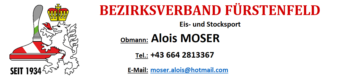 Mannschaftsmeldung BV Fürstenfeld - Vorlage zum ausfüllen