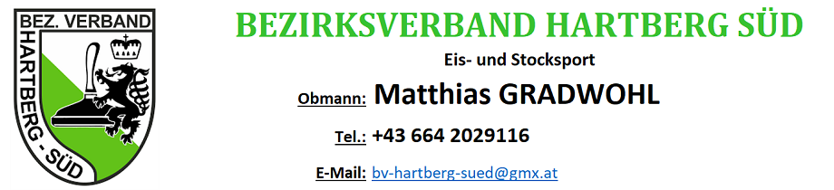 Mannschaftsmeldung BV Hartberg Süd - Vorlage zum ausfüllen
